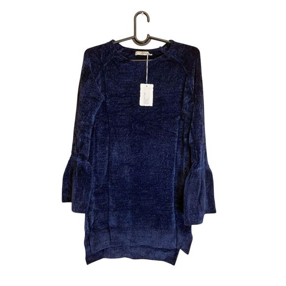 JACHS Girlfriend Dresses & Skirts - Jachs Girlfriend New York Bell Long Sleeve Navy Blue Dress Size 10/-10/30